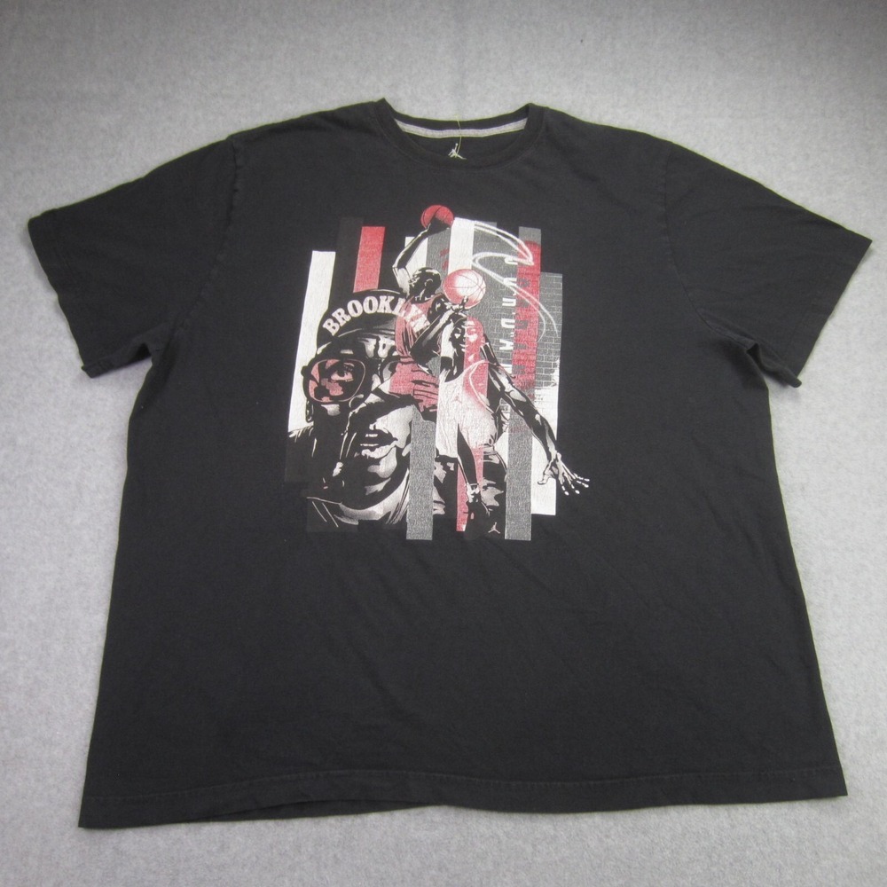 Nike Air Jordan Spike Lee Shirt Mens 3XL Black Brooklyn Mars Blackmon Graphic Te